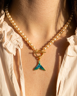 Pearl Charm Necklace