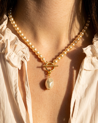 Pearl Charm Necklace