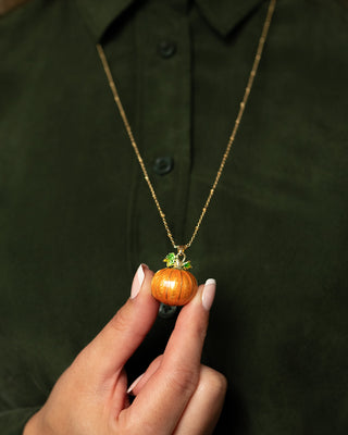 Hedgehog & Pumpkin Locket