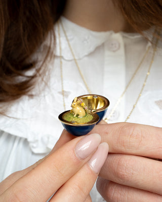 Easter Bunny Egg Locket