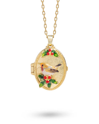 Robin & Holly Cameo Locket
