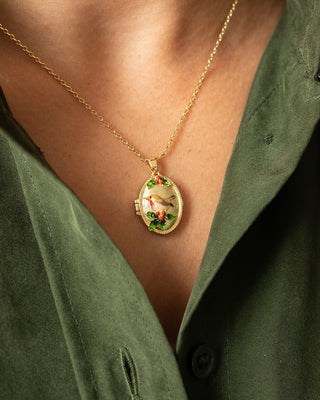 Robin & Holly Cameo Locket