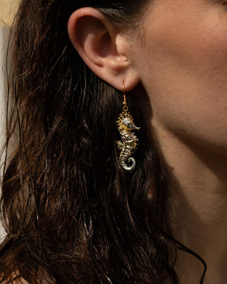 Seahorse Drop Earrings