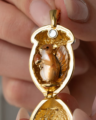 Squirrel Acorn Locket