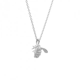 Bumble Bee Pendant Rhodium - Mini