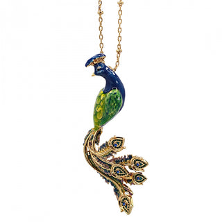 Peacock Long Necklace