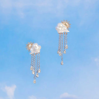 Cloud Statement Earrings