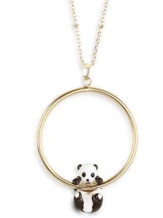 Panda Hoop Pendant