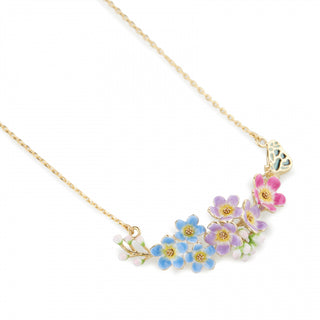 Spring Flower Statement Necklace