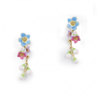 Spring Flowers Drop Earrings