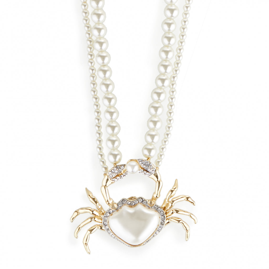 Crab Statement Necklace Bill Skinner Studio